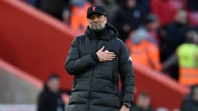Jurgen Klopp lors de la finale de la League Cup entre Liverpool et Chelsea, dimanche 27 février 2022.