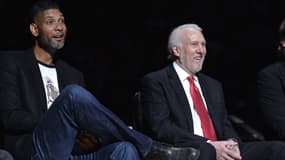 Tim Duncan et Gregg Popovich
