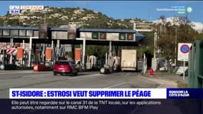 Nice: Christian Estrosi veut supprimer le péage de Saint-Isidore pour réduire la pollution