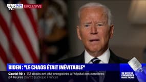 Afghanistan: Joe Biden "ne voit pas comment cela aurait pu être possible" de s'en sortir "sans que le chaos s'en suive"