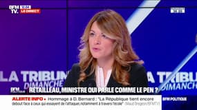 Maud Bregeon estime qu'il faut faire "évoluer la législation" pour "atténuer l'excuse de minorité"