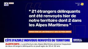 Alpes-Maritimes: deux "étrangers délinquants" expulsés du territoire français