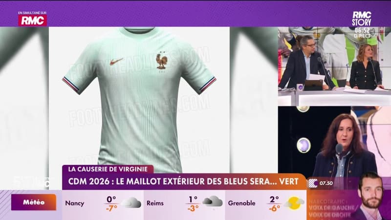 La Causerie - Le maillot extérieur des Bleus sera... vert