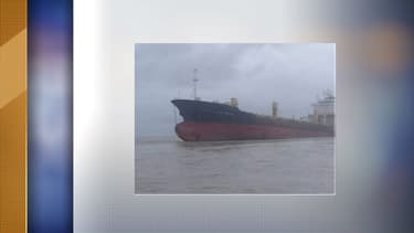 Le bateau a été découvert à l'abandon, échoué