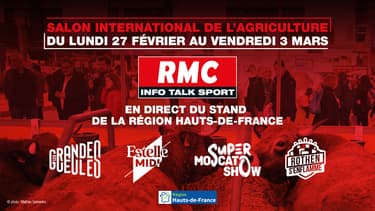 RMC en direct du salon de l'agriculture 