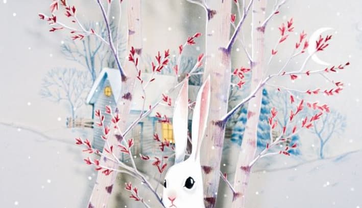 "Le lapin de neige" de Camille Garoche