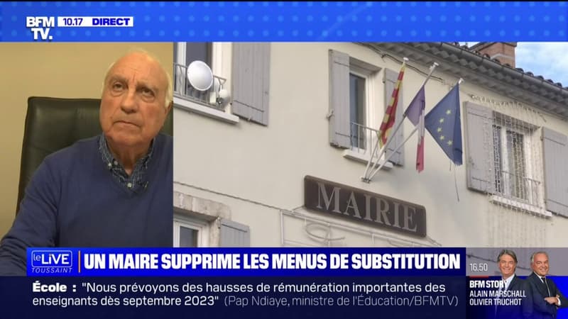 Menus de substitution supprimés à l'école: le maire RN de Morières-lès-Avignon évoque 