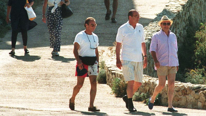Jacques Chirac à Brégançon