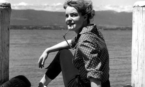 L'actrice Romy Schneider en 1956