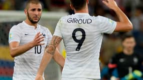 Karim Benzema et Olivier Giroud