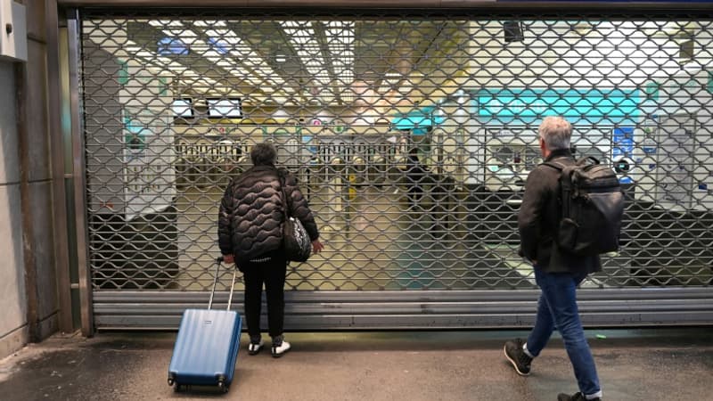 Retraites: plusieurs stations de métro fermées après l'annonce de manifestations sauvages dans Paris