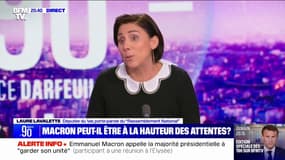 Laure Lavalette, députée RN du Var, sur la conférence de presse d'Emmanuel Macron: "Est-ce qu'il aurait pas mieux fait de laisser parler Gabriel Attal?"