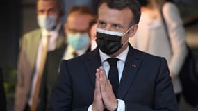 Emmanuel Macron à Strasbourg, le 9 mai 2021 (Photo d'illustration)