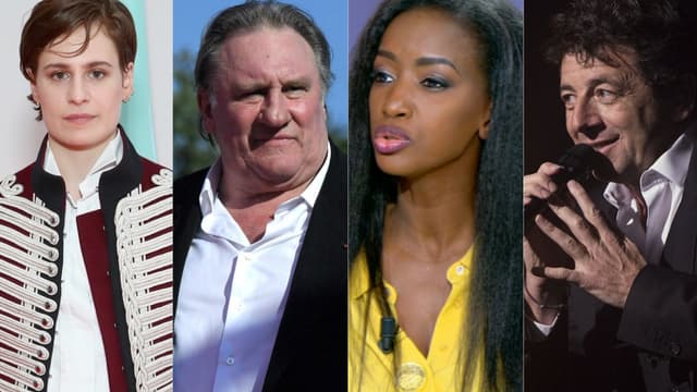 Chris(tine and the Queens), Gérard Depardieu, Hapsatou Sy et Patrick Bruel