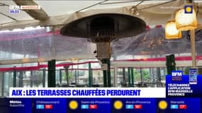 Aix-en-Provence: les terrasses chauffées perdurent malgré l'interdiction