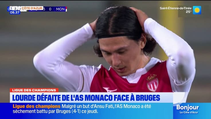 Ligue des champions : Monaco humiliée à Bruges