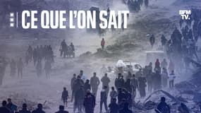 La bande de Gaza le 20 janvier 2025, après la trêve avec Israël.
