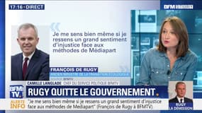 "Je me sens bien, même si je ressens un grand sentiment d'injustice face aux méthodes de Mediapart" (François de Rugy à BFMTV)