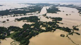 Inondations dans l'est du Bangladesh, le 21 mai 2022