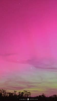 Des aurores boréales observées dans le ciel de France dans la nuit de ce vendredi à samedi