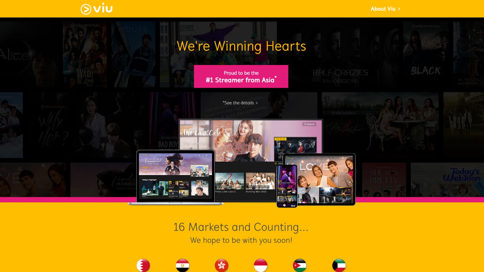 Viu, service de streaming majeur en Asie
