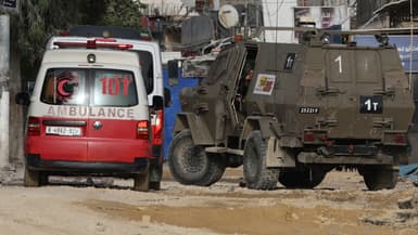 Raid israélien dans le camp de Nour Shams, près de Tulkarem en Cisjordanie occupée, le 20 avril 2024