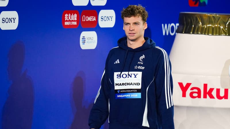 Mondiaux de natation: pas de médaille pour le relais 4x200m malgré un Léon Marchand surmotivé