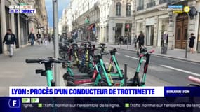 Lyon: un homme jugé pour avoir causé un accident en trottinette électrique