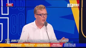 Jours fériés, l'Alsace et la Moselle pourraient les garder : "Nous devrions tous être alsaciens et les comptes de la Sécurité sociale iraient beaucoup mieux", dit Antoine Diers