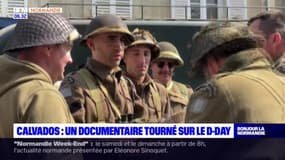 Calvados: un tournage d'un documentaire sur le débarquement à Creully-sur-Seulles