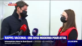 Rappel vaccinal: Gabriel Attal affirme que 780.000 personnes ont été vaccinées vendredi, "un record"