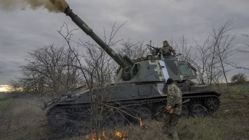 Des soldats de l armee ukrainienne dans la region de Kherson le 28 octobre 2022 1518009