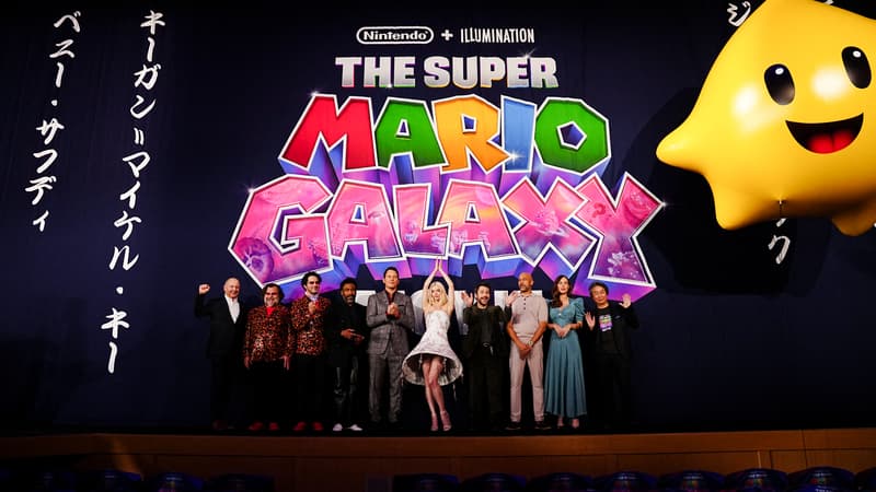 "Un lancement sensationnel": le film "Super Mario Galaxy" en tête du box-office nord-américain
