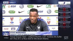 Equipe de France - Steve Mandanda : "Je prends un maximum de plaisir"
