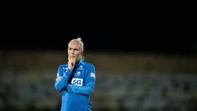 Maria Thorisdottir, star de l'équipe féminine de Norvège.
