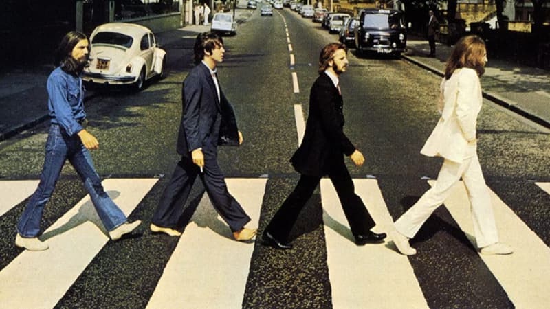 La pochette de l'album "Abbey Road" des Beatles.