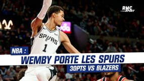 NBA : Wemby porte les Spurs qui retrouvent la victoire
