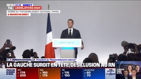Législatives: "Le Rassemblement national réalise aujourd'hui la percée la plus importante de son histoire", affirme Jordan Bardella