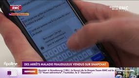 Des arrêts maladie frauduleux vendus sur Snapchat 