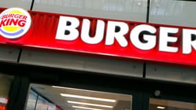 Une photo de l'entrée du magasin Burger King à Saint-Lazare, le 16 septembre 2013.