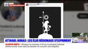 "Arras est en deuil": les élus de la région des Hauts-de-France s'expriment après l'attaque au couteau