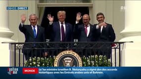 Israël, les Émirats arabes unis et Bahreïn signent un accord qui scelle l'alliance entre les 3 pays