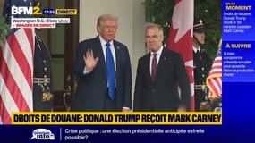 Douane: Donald Trump reçoit le Premier ministre canadien Mark Carney