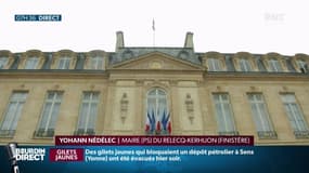 Invité à rencontrer E.Macron, le maire du Relecq-Kerhuon, Yohann Nédélec, a décliné l'invitation