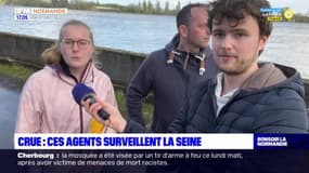 Crues en Normandie: des agents surveillent les éventuels dégâts