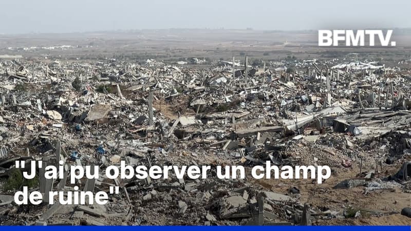 DOCUMENT BFMTV - Les images de Gaza en ruine filmées par notre reporter