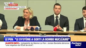 Marine Le Pen: "Ils nous ont volé les législatives par des manœuvres scandaleuses, on ne laissera pas les Français se faire voler l'élection présidentielle"