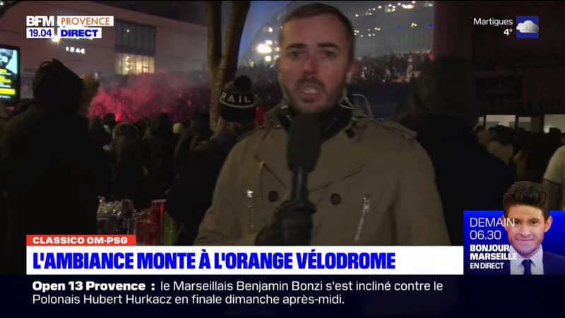 OM-PSG: l'ambiance monte devant l'Orange Vélodrome