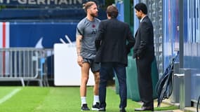 Sergio Ramos au Camp des Loges