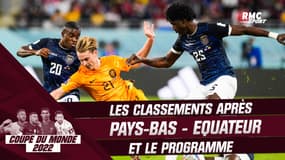 Coupe du monde 2022 : Nul entre Pays-Bas et Equateur, le Qatar éliminé, les classements
